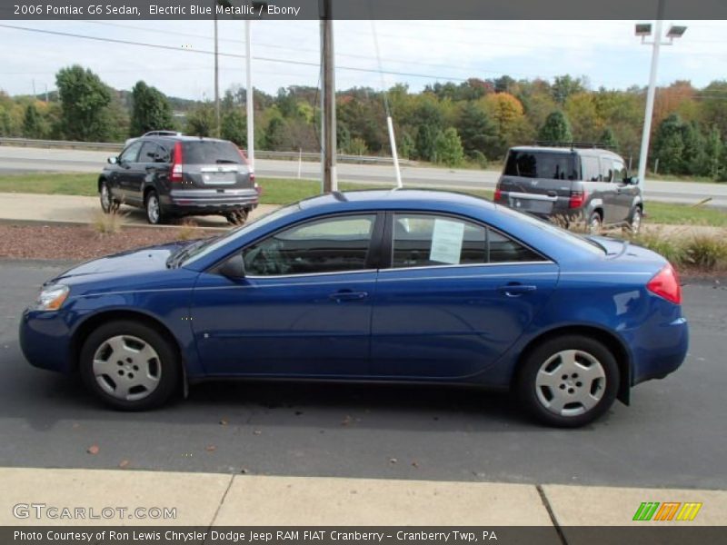 Electric Blue Metallic / Ebony 2006 Pontiac G6 Sedan