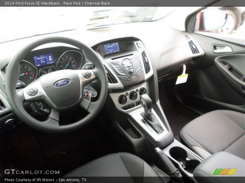 Race Red / Charcoal Black 2014 Ford Focus SE Hatchback