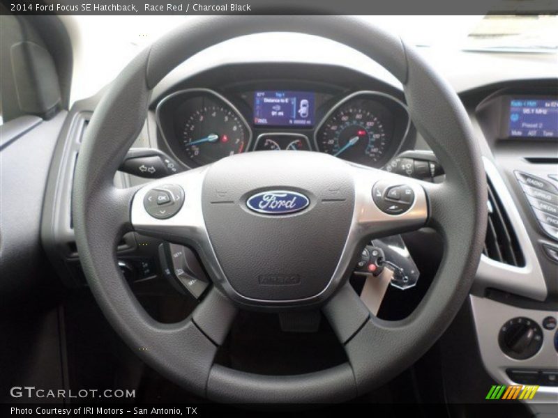 Race Red / Charcoal Black 2014 Ford Focus SE Hatchback
