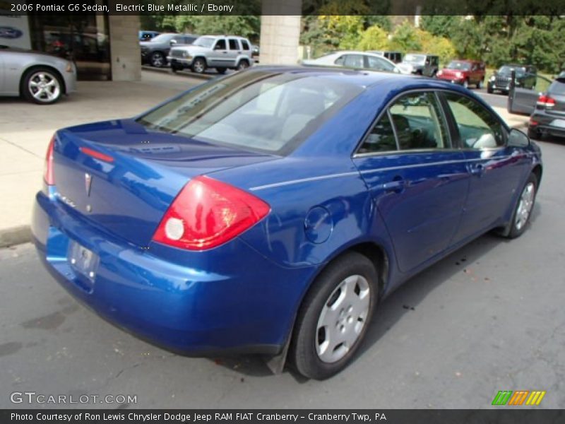 Electric Blue Metallic / Ebony 2006 Pontiac G6 Sedan