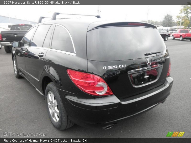 Black / Black 2007 Mercedes-Benz R 320 CDI 4Matic