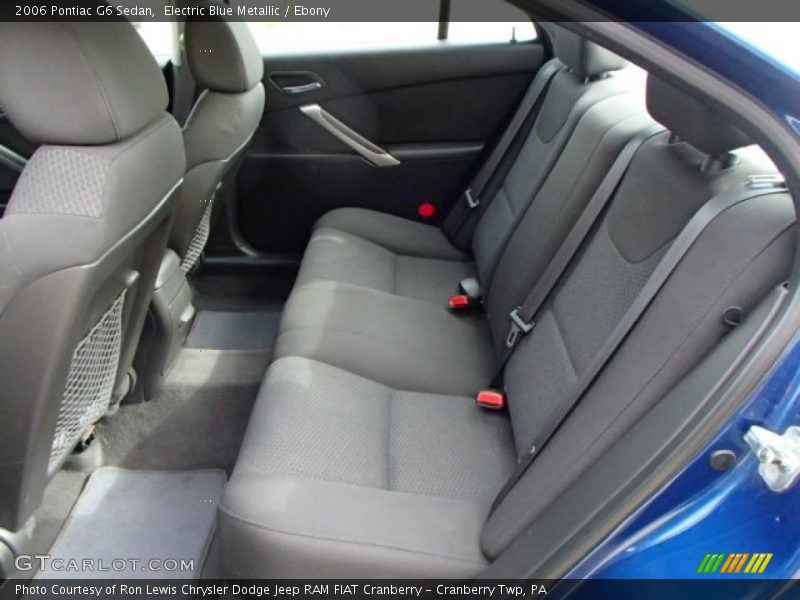 Electric Blue Metallic / Ebony 2006 Pontiac G6 Sedan