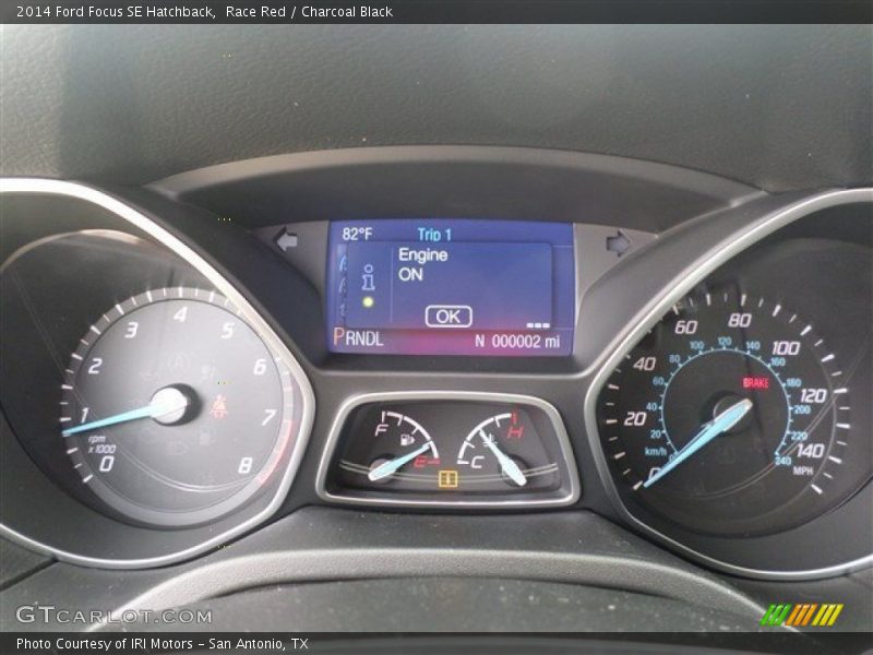 Race Red / Charcoal Black 2014 Ford Focus SE Hatchback