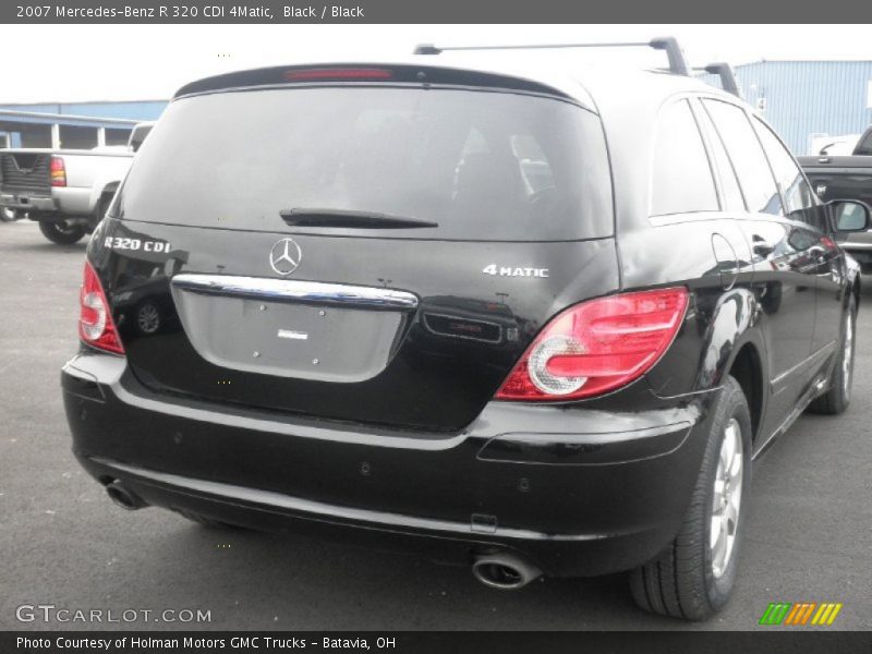 Black / Black 2007 Mercedes-Benz R 320 CDI 4Matic