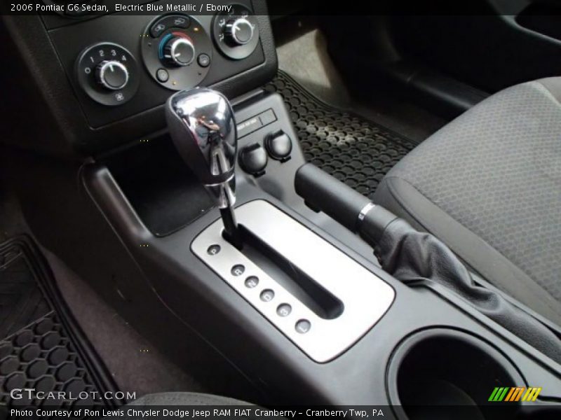 Electric Blue Metallic / Ebony 2006 Pontiac G6 Sedan