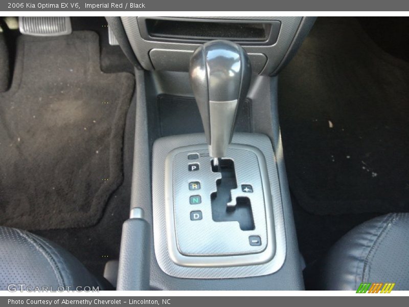 Imperial Red / Black 2006 Kia Optima EX V6