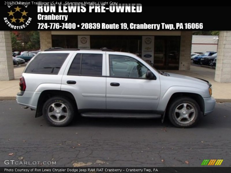 Silverstone Metallic / Light Gray 2007 Chevrolet TrailBlazer LS 4x4