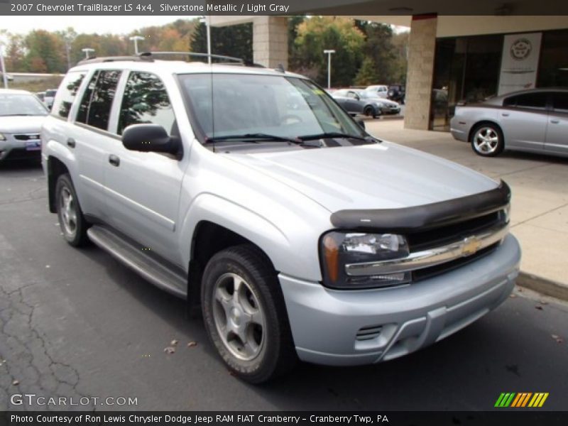 Silverstone Metallic / Light Gray 2007 Chevrolet TrailBlazer LS 4x4