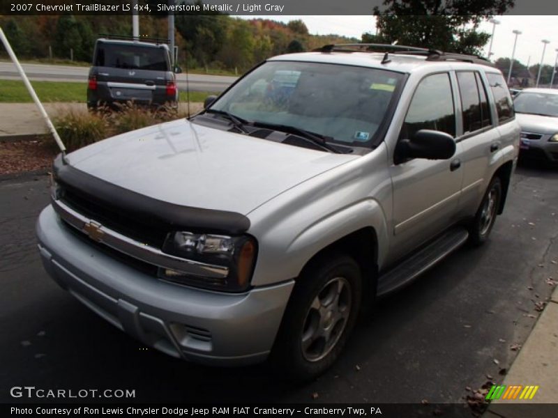 Silverstone Metallic / Light Gray 2007 Chevrolet TrailBlazer LS 4x4