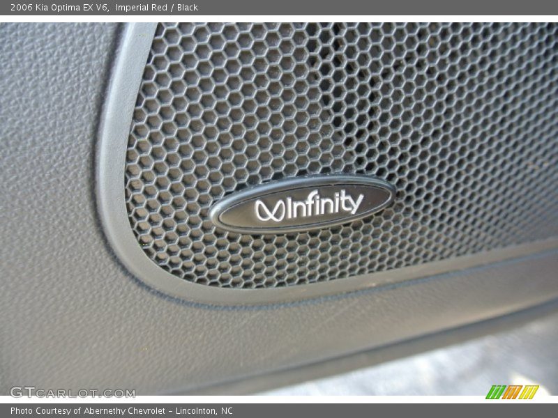 Imperial Red / Black 2006 Kia Optima EX V6
