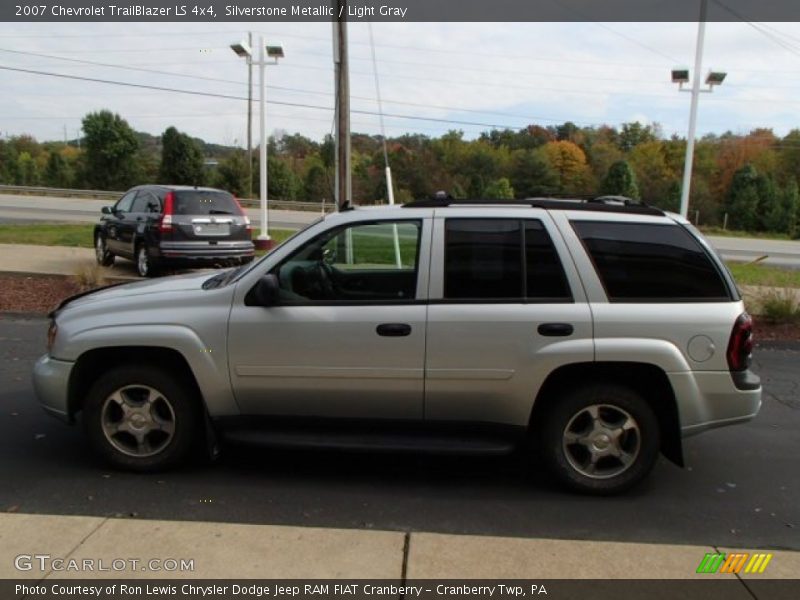 Silverstone Metallic / Light Gray 2007 Chevrolet TrailBlazer LS 4x4