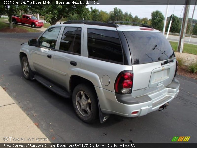 Silverstone Metallic / Light Gray 2007 Chevrolet TrailBlazer LS 4x4