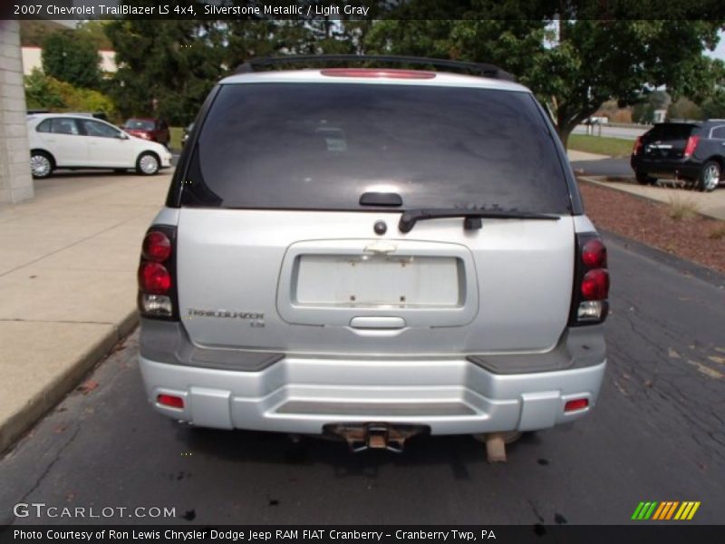 Silverstone Metallic / Light Gray 2007 Chevrolet TrailBlazer LS 4x4