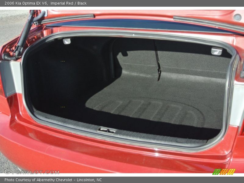 Imperial Red / Black 2006 Kia Optima EX V6