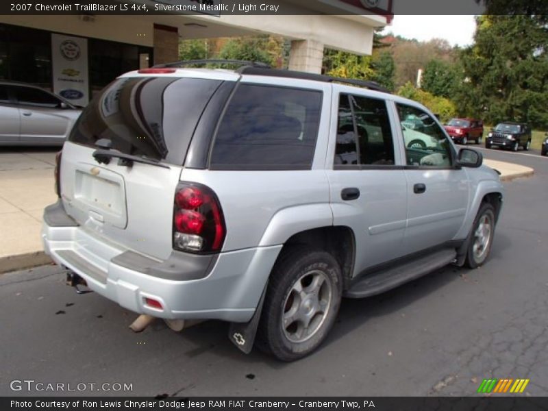 Silverstone Metallic / Light Gray 2007 Chevrolet TrailBlazer LS 4x4