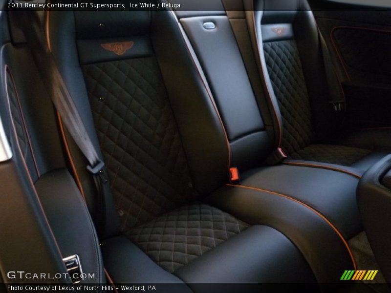 Rear Seat of 2011 Continental GT Supersports