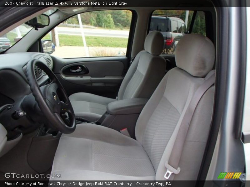 Silverstone Metallic / Light Gray 2007 Chevrolet TrailBlazer LS 4x4