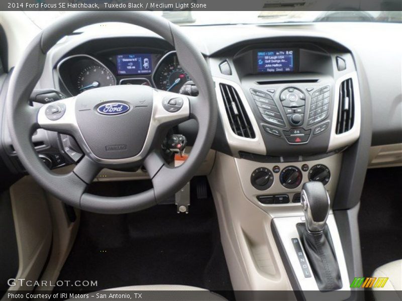 Tuxedo Black / Medium Light Stone 2014 Ford Focus SE Hatchback