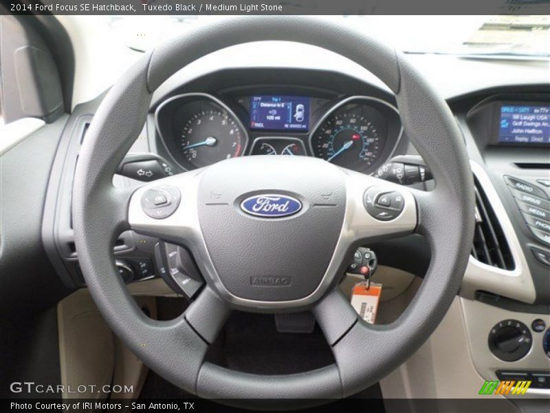 Tuxedo Black / Medium Light Stone 2014 Ford Focus SE Hatchback