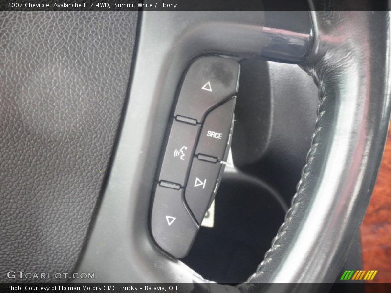 Summit White / Ebony 2007 Chevrolet Avalanche LTZ 4WD