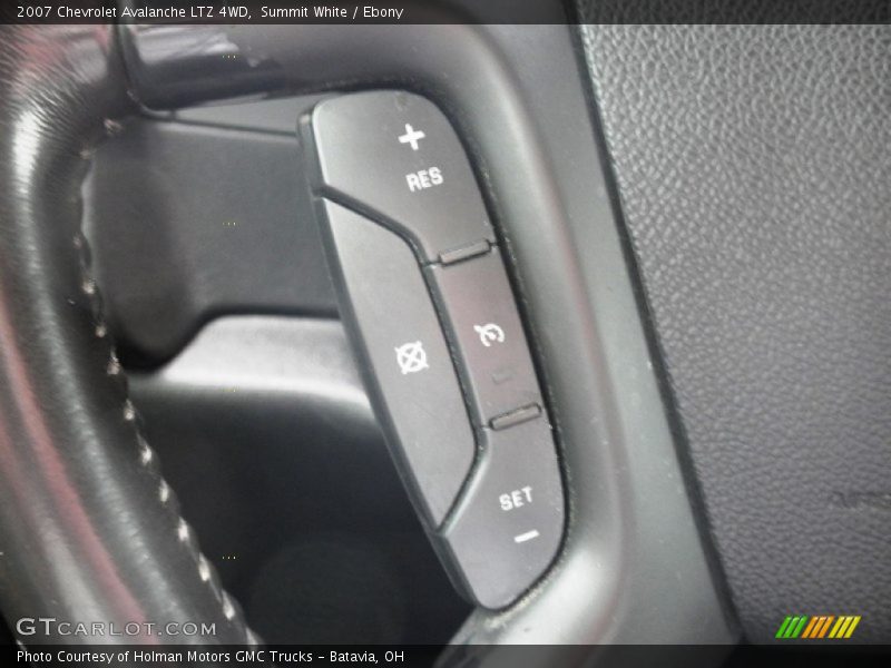 Summit White / Ebony 2007 Chevrolet Avalanche LTZ 4WD