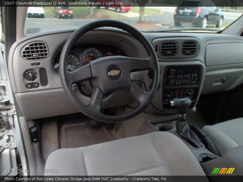 Silverstone Metallic / Light Gray 2007 Chevrolet TrailBlazer LS 4x4