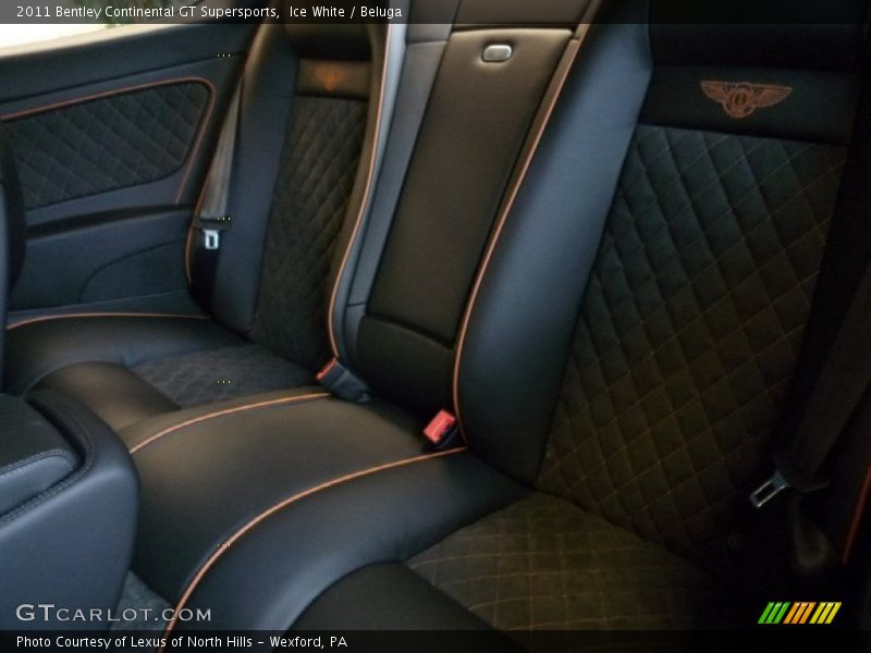 Rear Seat of 2011 Continental GT Supersports