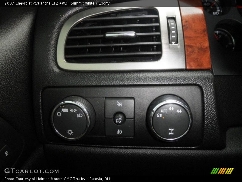 Summit White / Ebony 2007 Chevrolet Avalanche LTZ 4WD