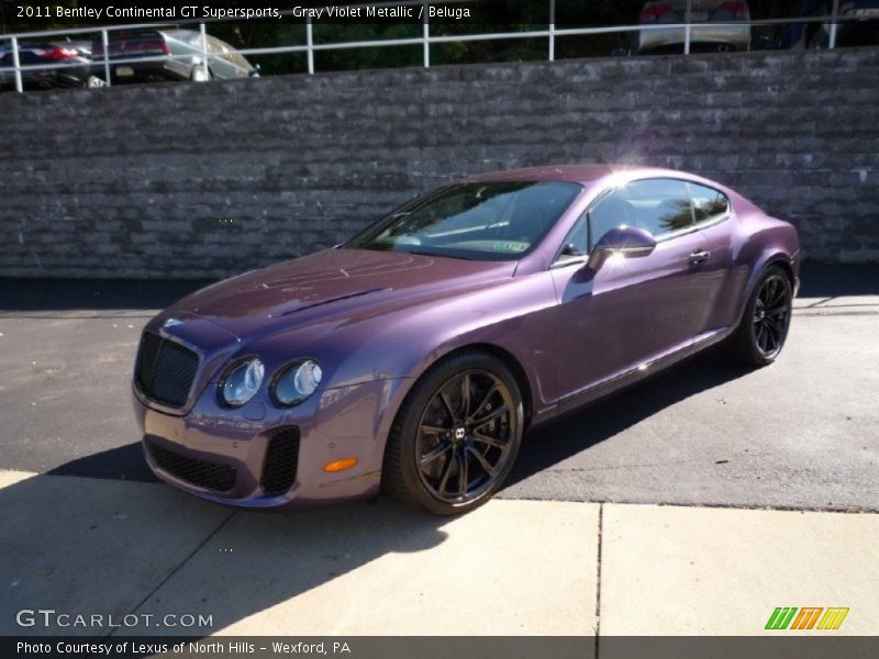  2011 Continental GT Supersports Gray Violet Metallic