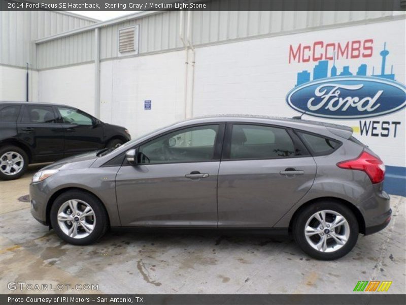 Sterling Gray / Medium Light Stone 2014 Ford Focus SE Hatchback