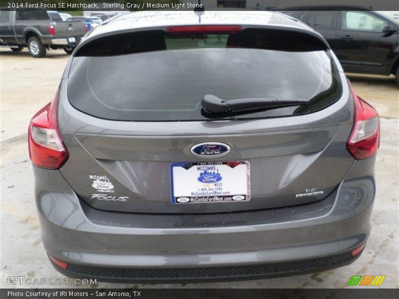 Sterling Gray / Medium Light Stone 2014 Ford Focus SE Hatchback