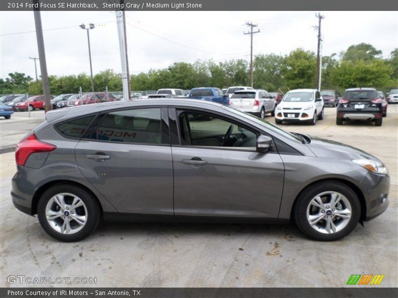 Sterling Gray / Medium Light Stone 2014 Ford Focus SE Hatchback