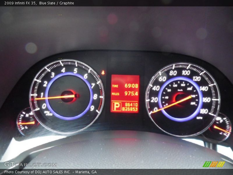 Blue Slate / Graphite 2009 Infiniti FX 35