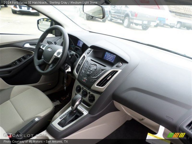 Sterling Gray / Medium Light Stone 2014 Ford Focus SE Hatchback