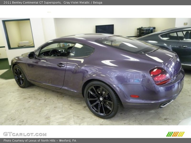 Gray Violet Metallic / Beluga 2011 Bentley Continental GT Supersports