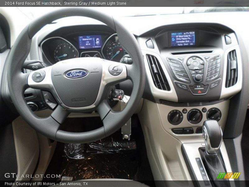 Sterling Gray / Medium Light Stone 2014 Ford Focus SE Hatchback