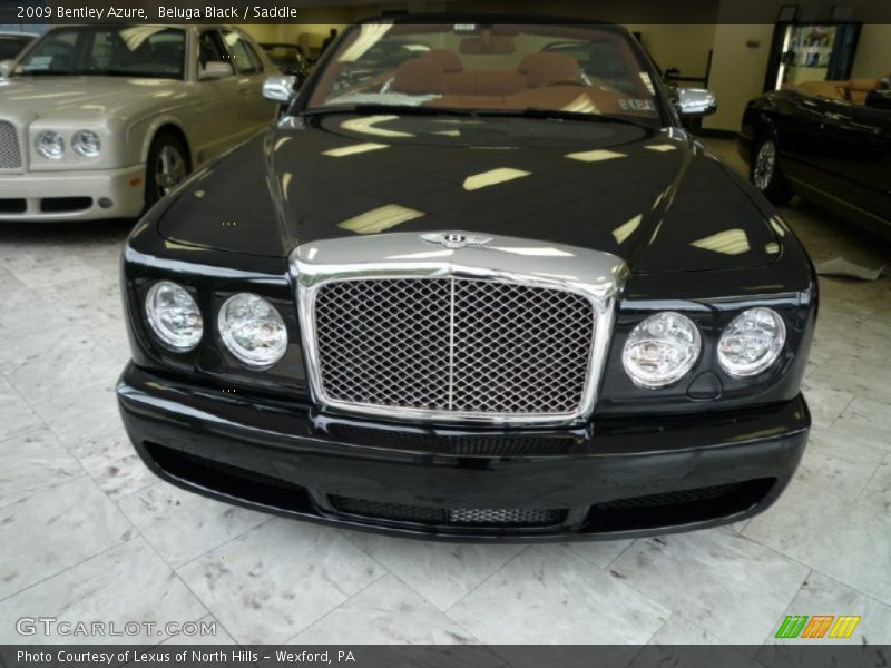 Beluga Black / Saddle 2009 Bentley Azure