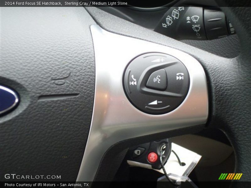 Sterling Gray / Medium Light Stone 2014 Ford Focus SE Hatchback