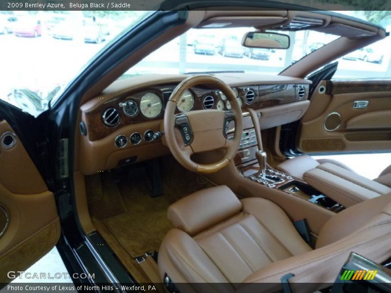 Beluga Black / Saddle 2009 Bentley Azure