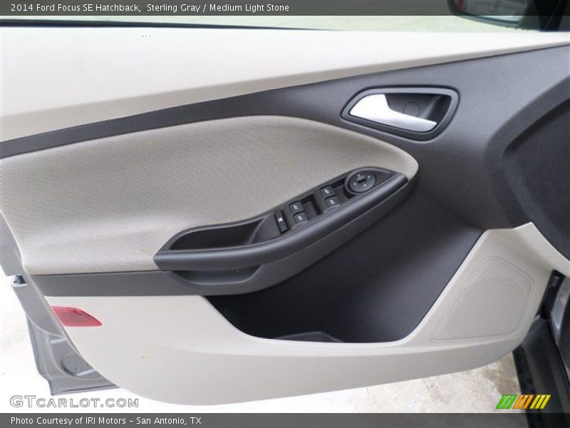 Sterling Gray / Medium Light Stone 2014 Ford Focus SE Hatchback