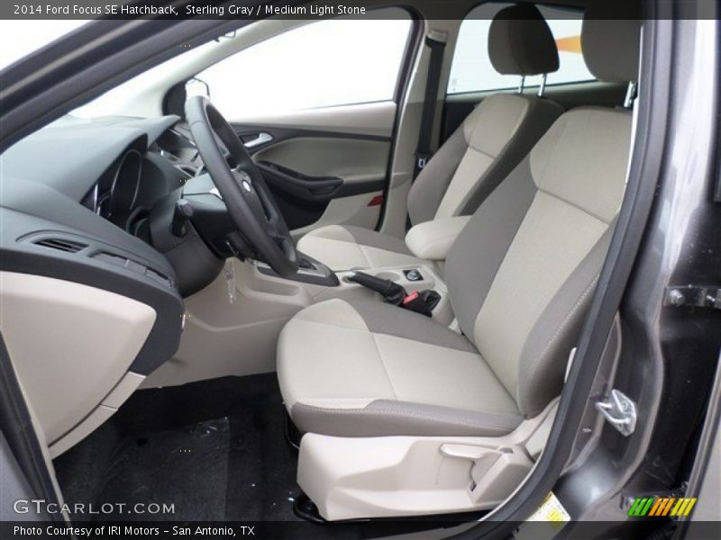 Sterling Gray / Medium Light Stone 2014 Ford Focus SE Hatchback