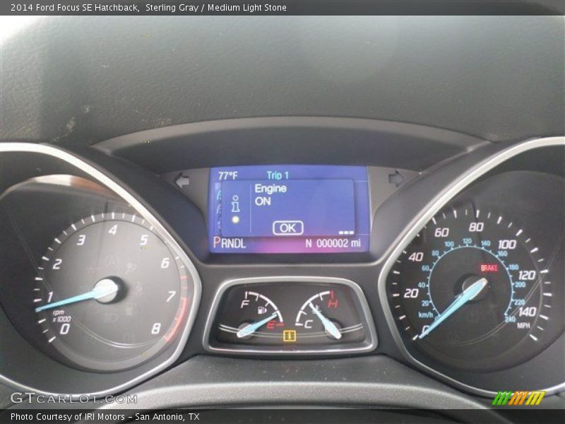 Sterling Gray / Medium Light Stone 2014 Ford Focus SE Hatchback