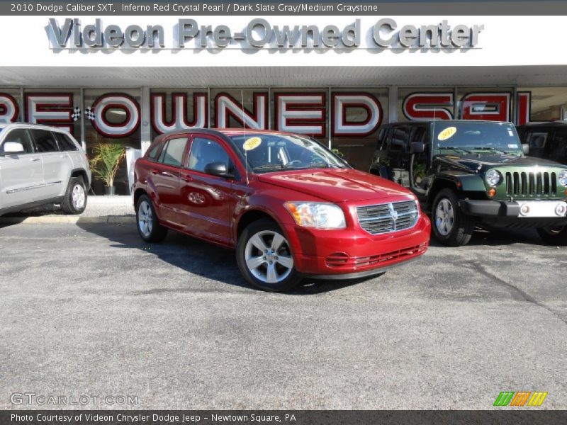 Inferno Red Crystal Pearl / Dark Slate Gray/Medium Graystone 2010 Dodge Caliber SXT