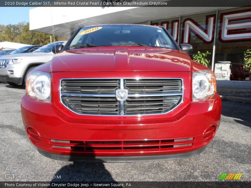 Inferno Red Crystal Pearl / Dark Slate Gray/Medium Graystone 2010 Dodge Caliber SXT