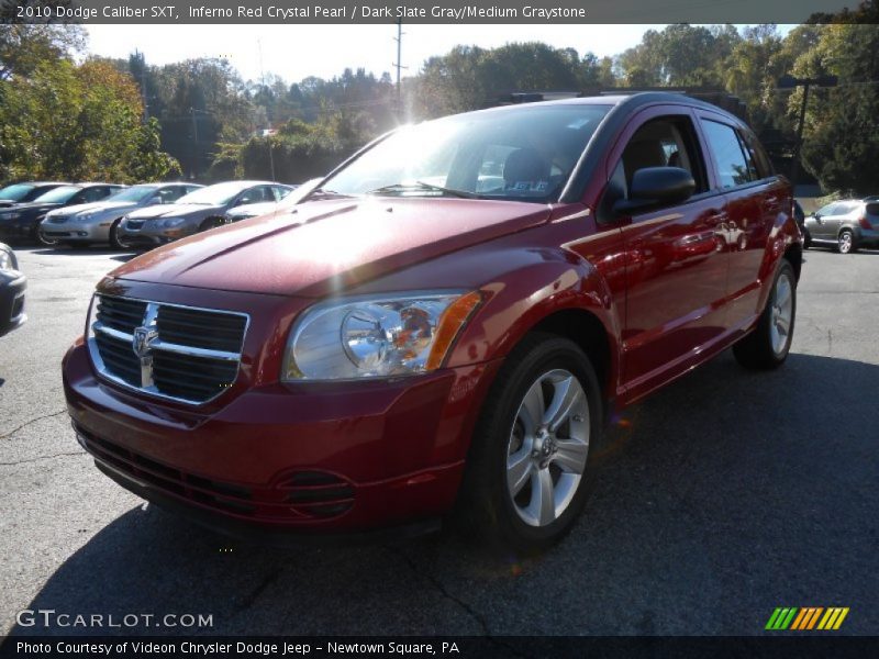 Inferno Red Crystal Pearl / Dark Slate Gray/Medium Graystone 2010 Dodge Caliber SXT