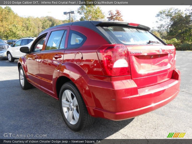 Inferno Red Crystal Pearl / Dark Slate Gray/Medium Graystone 2010 Dodge Caliber SXT
