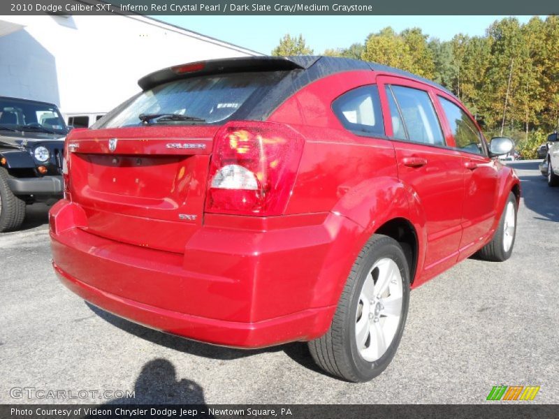 Inferno Red Crystal Pearl / Dark Slate Gray/Medium Graystone 2010 Dodge Caliber SXT