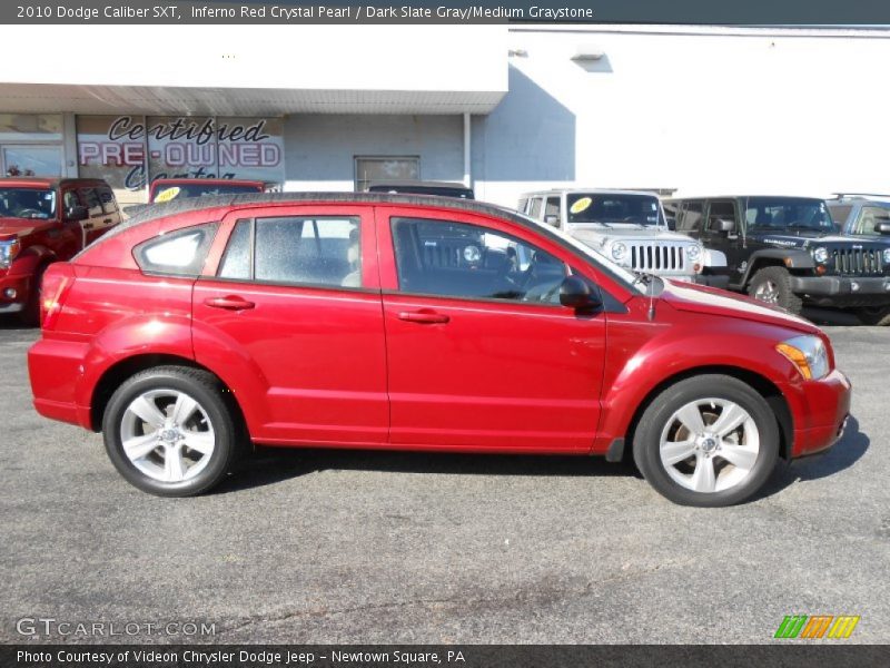 Inferno Red Crystal Pearl / Dark Slate Gray/Medium Graystone 2010 Dodge Caliber SXT