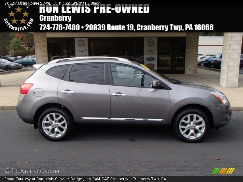 Platinum Graphite / Black 2012 Nissan Rogue S AWD