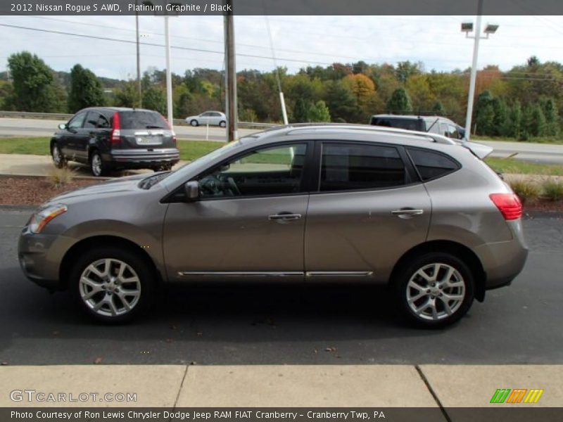 Platinum Graphite / Black 2012 Nissan Rogue S AWD